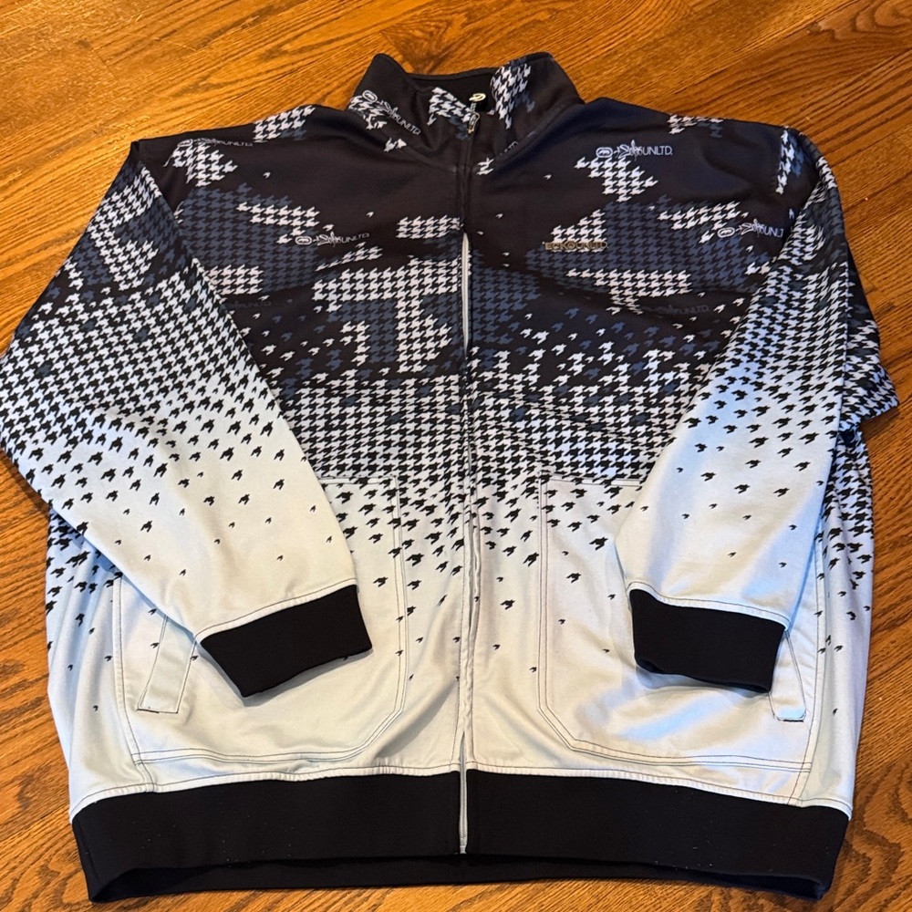 Ecko Unlimited full zip jacket  blue and white - 3XL
